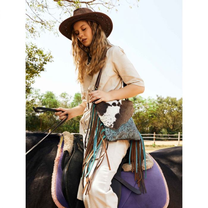 MYRA COBAL BLUE CONCEALED CARRY BAG