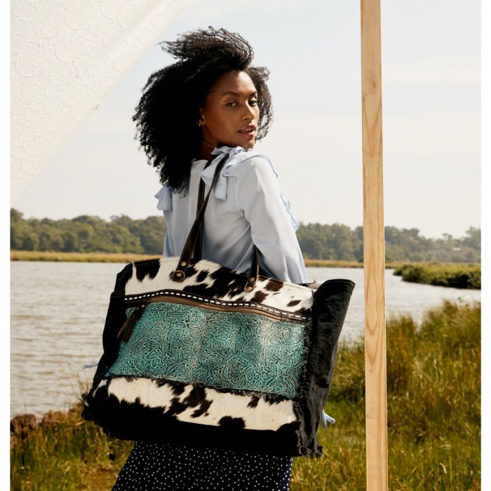 MYRA SEA GRASS WEEKENDER BAG
