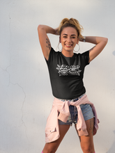 Load image into Gallery viewer, Mother For Medical Freedom Women&#39;s Tee Black
