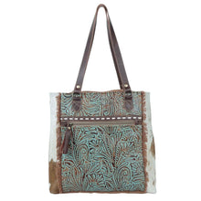 Load image into Gallery viewer, AMETHYST CANVAS AND HAIRON BAG
