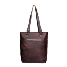 Load image into Gallery viewer, BLUE RIPPLES LEATHER &amp; HAIR ON BAG
